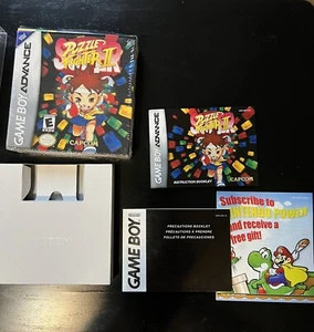 Super Puzzle Fighter II Nintendo Game Boy Advance **BOX+MANUAL** Authentic OEM** - Picture 1 of 7