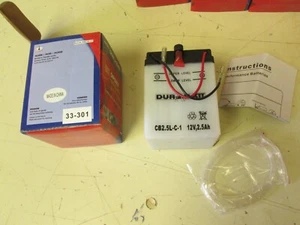 DURABATT BATTERY 12V SMALL MOTORCYCLE ATV JETSKI SNOWMOBILE TRACTOR CB2.5L-C1 - Picture 1 of 5