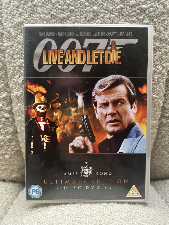 LIVE AND LET DIE DVD ULTIMATE EDITION 2 DISC SET JAMES BOND 007 ROGER MOORE - Image 1 of 1