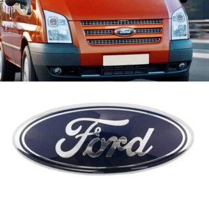 Für Ford Transit 06-14 Frontgrill Emblem Blau Motorhaube Abzeichen 23x9 cm - Bild 1 von 8