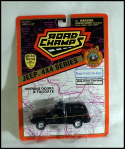 1996 Road Champs Jeep Police Series West Virginia State Police Car 1:43 #Z558 - Picture 1 of 5