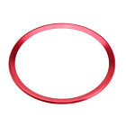 Aluminum Alloy Steering Wheel Ring Cover Trim For A1 A3 A4 A5 A6 Q3 Q5 Red