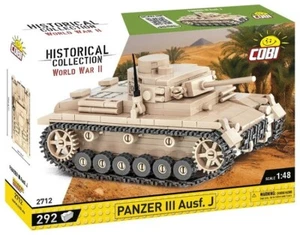 Cobi 2712 1:48 Scale Panzer III Ausf. J 292-Piece Tank Kit MIB/New - Picture 1 of 2