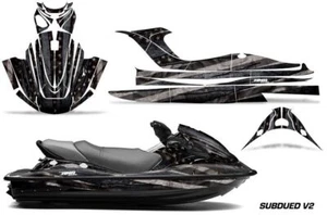 Jet Ski Graphics Sticker Decal Kit For Kawasaki STX15F 2003-2019 Subdued Flag V2 - Picture 1 of 2