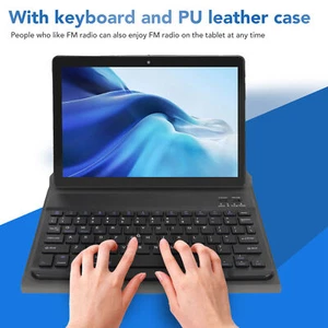 2 in 1 Tablet 4GB RAM 64GB ROM Octa Core 2 Camera 5G WiFi 8800mAh Office LAM - Picture 1 of 24