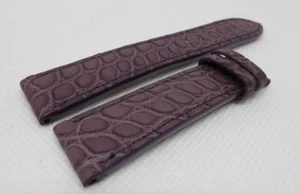 New Chopard 18mm Purple Alligator Strap OEM - Picture 1 of 5