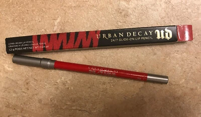 BNIB Authentic Urban Decay 24/7 Glide On Lip Liner 714 (Bright Red) MSRP $21 - Image 1 of 4