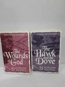 2 x The Hawk & The Dove Series Books Penelope Wilcock. The Wounds Of God & More. - Picture 1 of 10