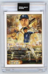 2020 Topps Project 2020 1993 Topps Derek Jeter #82 - Picture 1 of 2