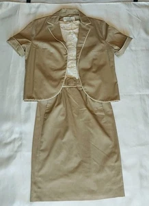 Vintage California Girl Inc Reise Kostüm Anzug Kleid Jacke Gr. SM 24" Taille - Bild 1 von 14