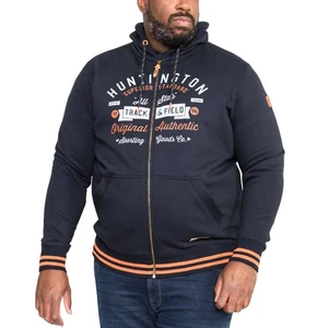 Chaqueta con Capucha Duke D555 Para Hombres Flandes Grande Alta Talla King Cremallera Completa - 9XL - Imagen 1 de 3