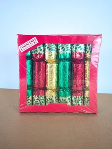 Vintage Land's End Holiday Christmas Party Crackers New Box Of 12 Mall Store 80s - Picture 1 of 3