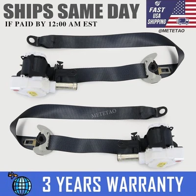 For 2019- 2023 Toyota Corolla Front Left & Right Side Seat Belt 73220-47222-C7 - Image 1 of 4