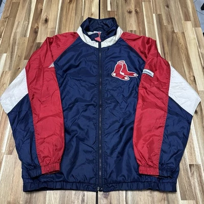 Vintage Boston Red Sox Jacket Mens M Apex One Lightweight Full Zip MLB Baseball - Image 1 of 4