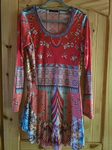 Custo Barcelona Red Tunic/Dress. Rare! Size 3 or 6/8 US - Picture 1 of 13