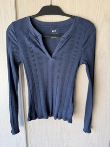 Maeve Anthropologie Blue Sweater Womens S Pullover Long Sleeve Lightweight Top - Picture 1 of 6