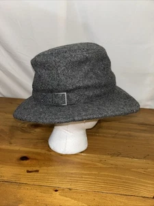 Tilley Endurables Wolle Wintermütze 7 1/8 Unisex grau Ohrenklappen Schnalle Outdoor REI - Bild 1 von 7