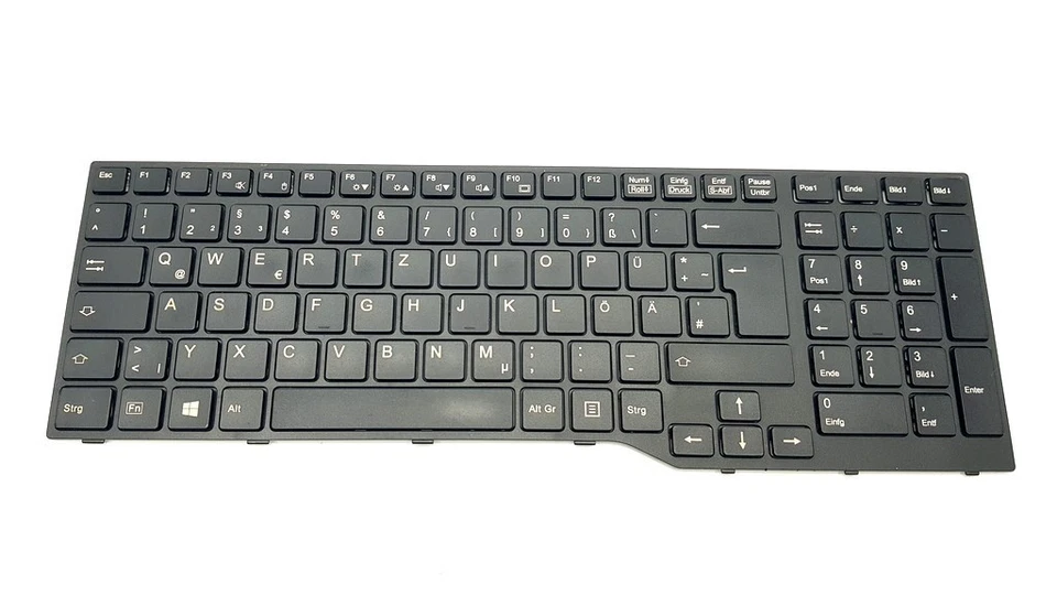 Teclado Fujitsu LifeBook E554 E556 E557 E754 E756 Qwertz alemão CP672220-01 - Imagem 1 de 4
