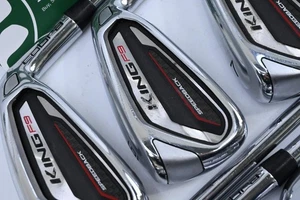 Cobra King F9 Irons / 5-PW+SW / Regular Flex KBS Tour 90 Shafts - Picture 1 of 7