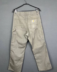 Carhartt Carpenter Pants Vintage Size 31X34 Single Knee Pant Workwear Men's VTG - Picture 1 of 10