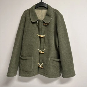 Boden Jacket Khaki Green Fleece Coat. Size UK 14 - Picture 1 of 12