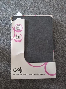 Goji Tablet Case Fits Most 10" - 11" Protective Soft Interior Grey - Picture 1 of 3