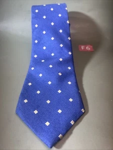 Michael Kors blaue Seidenmischung Krawatte mit Diamant-Highlights 57” x 3,25” - Bild 1 von 4