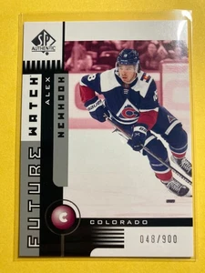 2021-22 SP Authentic '01-02 Retro FW #01FW-AN Alex Newhook RC 048/900 - Picture 1 of 2