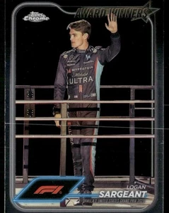 2024 Topps Chrome Formula 1 Logan Sargeant Williams #186 - Picture 1 of 2