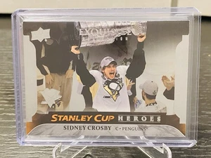 2025-26 Upper Deck Black Diamond Sidney Crosby Squisito Stanley Cup Heroes /299 - Foto 1 di 2