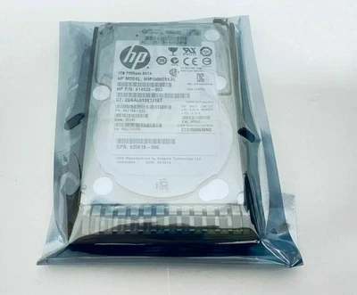 Fit 655710-B21 HP 1TB 7.2K 6G MDL SFF SATA SC HDD 656108-001 - Image 1 of 3