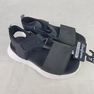 Dearfoams Total Comfort Damen-Sportsandalen schwarz verstellbar Größe 7 neu - Bild 1 von 6