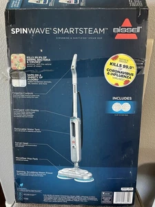 BISSELL SpinWave SmartSteam Scopa a Vapore per Lavaggio con Pastiglie Rotanti NUOVO - Foto 1 di 5