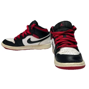 Nike Niños Air Jordan 1 Mid DQ8424-106 Blanco Zapatos de Baloncesto Tenis Talla 1.5Y - Imagen 1 de 14