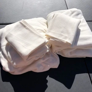 Eddie Bauer Winter White Fleece 4 pc Queen Sheet Set Polyester - Picture 1 of 14