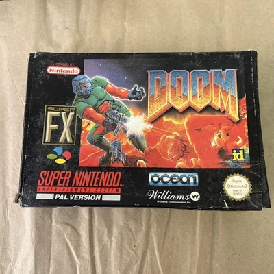 SNES - Doom Game Boxed | Super Nintendo Games | Nintendo Game-Doom | SNES | NES - Image 1 of 4