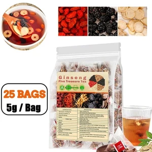 25 Bags Ginseng Five Treasure Kidney Tea - Herbal Formula for Kidney Health - Picture 1 of 9