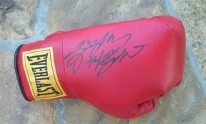 *SERGIO MORA*SIGNED*AUTOGRAPHED*EVERLAST*BOXING*GLOVE*16 0Z*LATIN*SNAKE*COA* - Picture 1 of 2