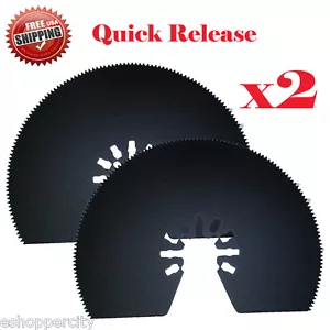 2 hojas de sierra multiherramienta para cable Rockwell HyperLock Porter negro y decker - Imagen 1 de 3