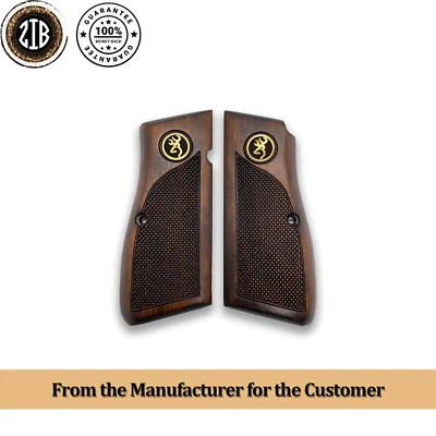 ZIB GRIPS Browning HP 14 Grips Handmade From Wood Grips Ars.023