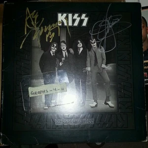 Autógrafo firmado por Gene Simmons Ace Frehley Certificado de Autenticidad - Imagen 1 de 7