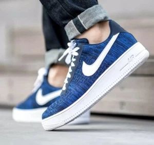 Größe 4 - Nike Air Force 1 Flyknit 2.0 Navy Blue AV3042-400, 2019 - Bild 1 von 8