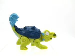 Zuru Smashers Dino Ice Age Mini Surprise Frozen Ankylosaurus Green Blue Figure - Picture 1 of 8