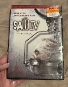 Saw IV : Unrated Director’s Cut DVD Wide Screen 2007 Horror Movie New Sealed - Bild 1 von 5