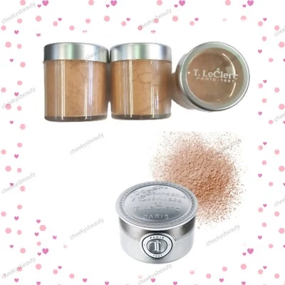 T. LeClerc  3x Loose Powder Foundation Trial pots,Cannelle (Cinnamon)3x10g(30g) - Image 1 of 4