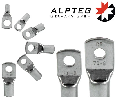 ALPTEG Rohrkabelschuhe Quetsch Kabelschuhe Presskabelschuhe - Bild 1 von 3