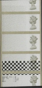 MACHIN MA16 DRUCKER TESTSTREIFEN TYP 4 KARIERTE PUNKTE POST GO SELTEN - Bild 1 von 1