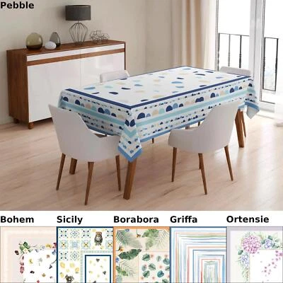 NOVIA Tovaglia in cotone rettangolare stampa fotografica varie fantasie 6 e 12 posti