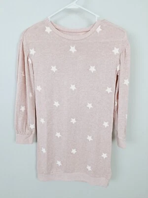 Vestido Suéter Gap Niños M 8 Estrellas Rosa Manga Larga Túnica Niña NUEVO Foto 1 de 4