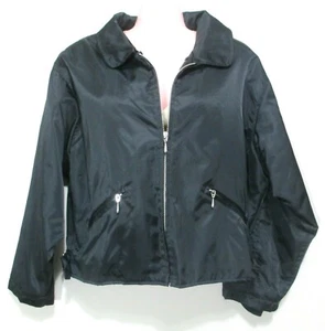 Neu mit Etikett Express Damenjacke Größe Small schwarz Nylon Reißverschluss kurz geschnitten $ 90 - Bild 1 von 11